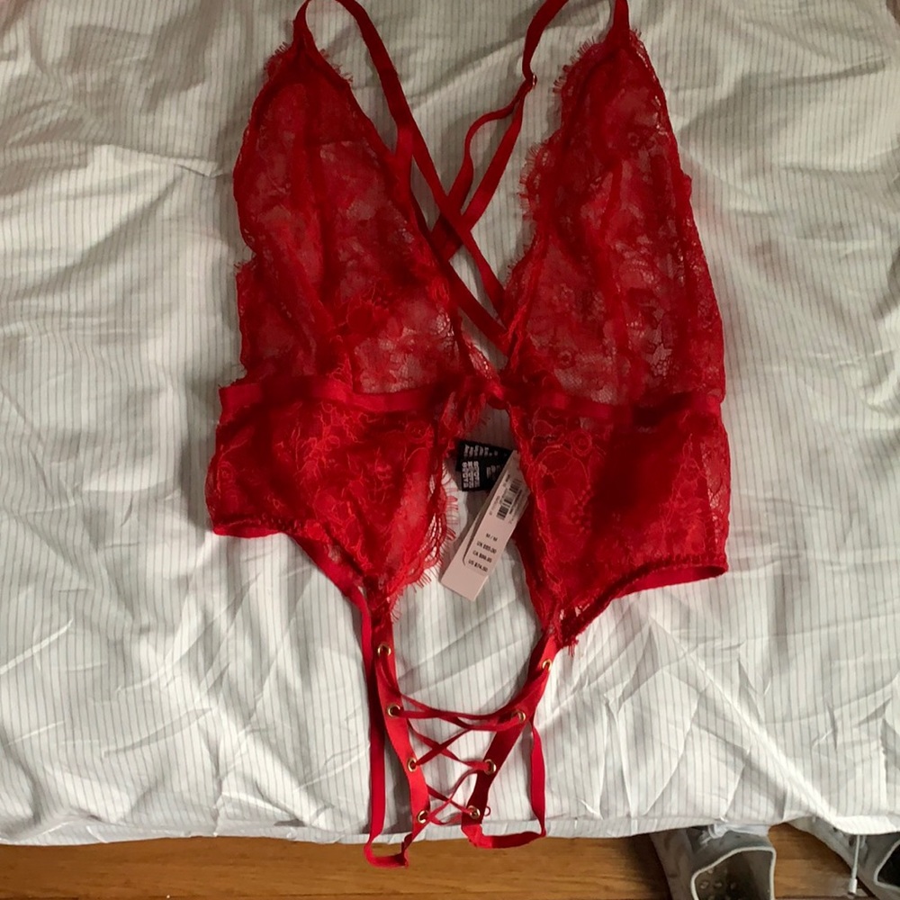 Red Lace Victoria’s Secret Lingerie